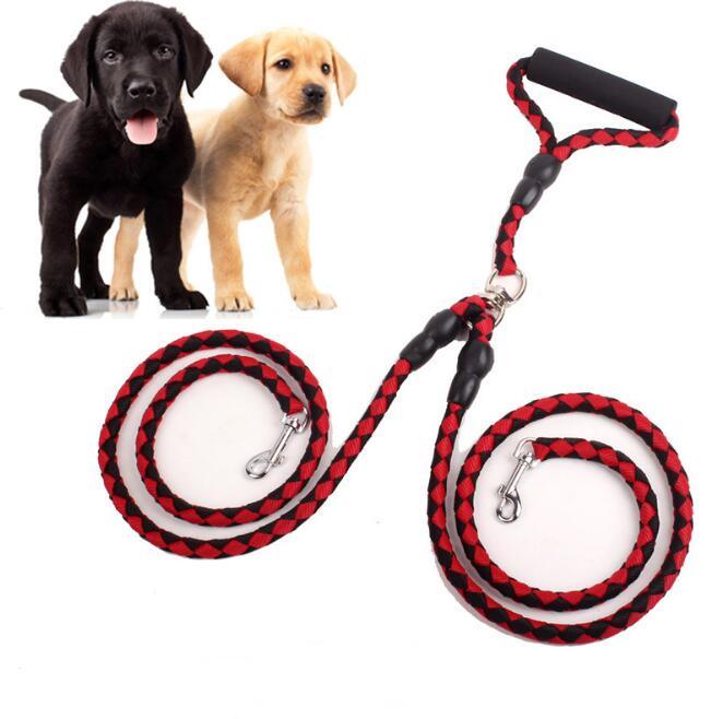 Ultimate Dual-Handle Dog Walking Leash - Premium Quality, Reflective Rope For Optimal Safety
