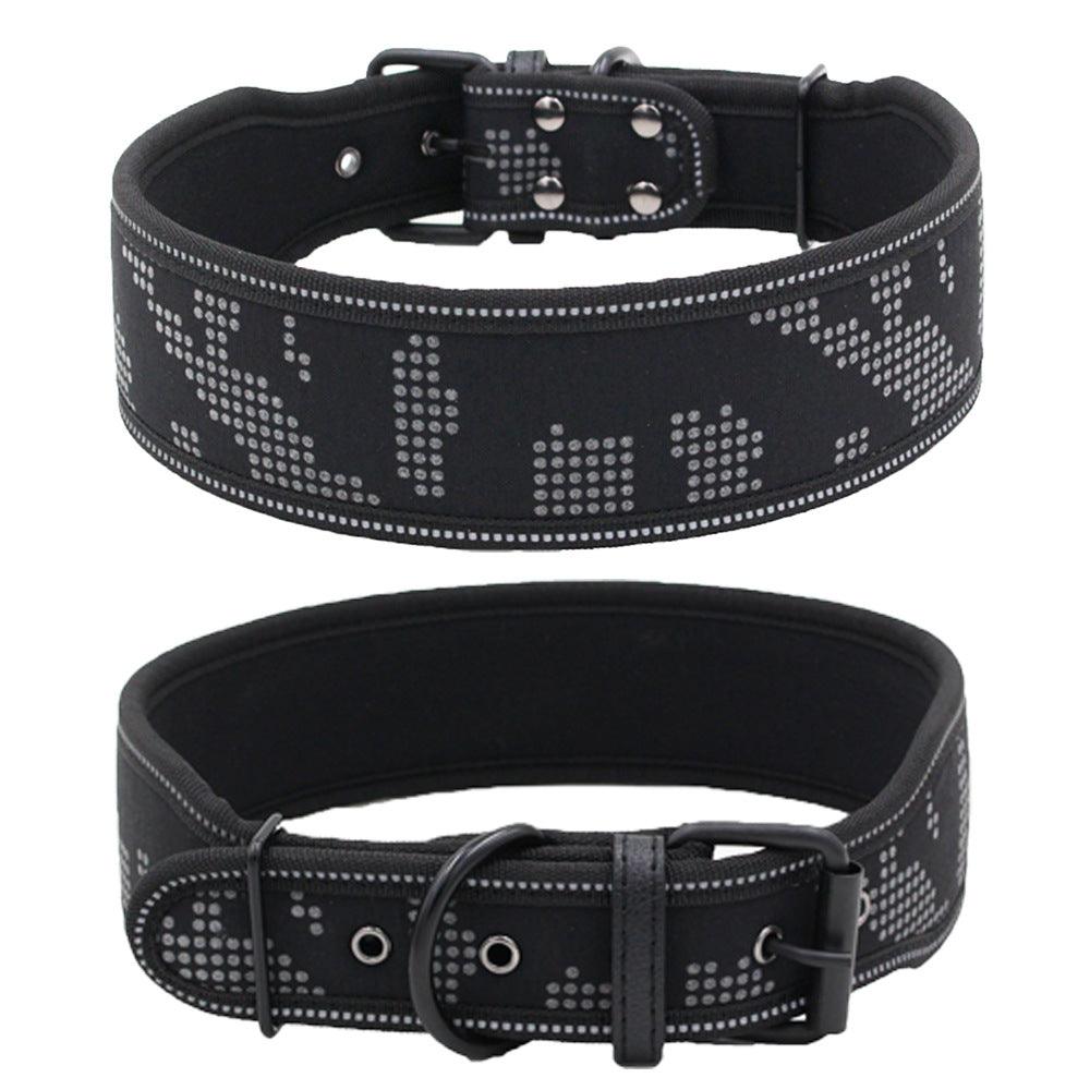 Reflective Camouflage Adventure Dog Collar