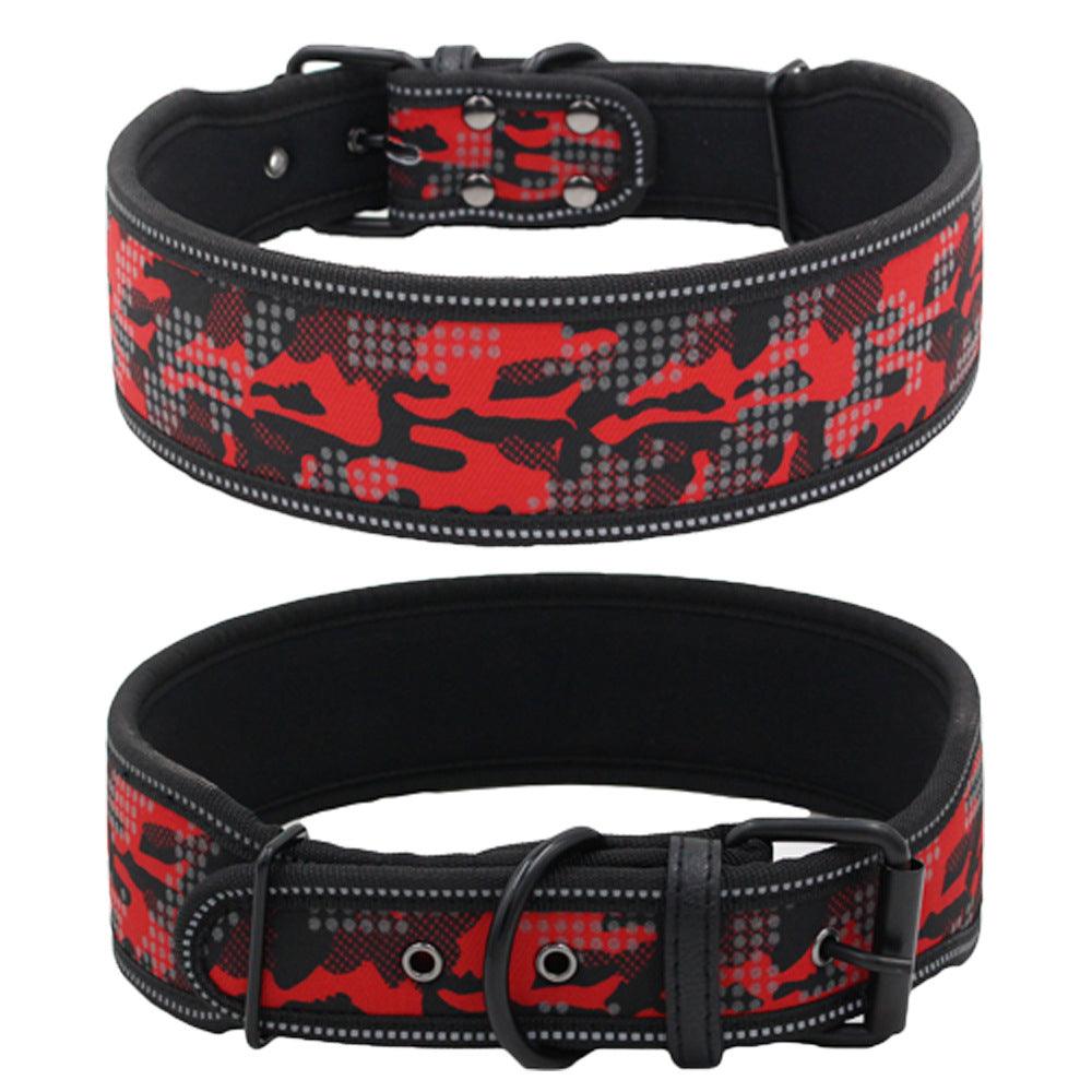 Reflective Camouflage Adventure Dog Collar