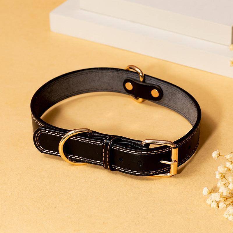 Rugged Leather Dog Collar