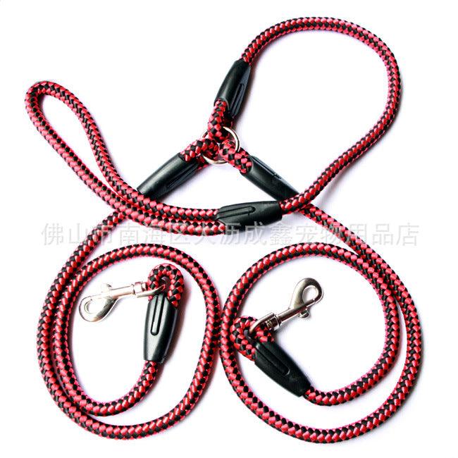 Ultimate Dual-Handle Dog Walking Leash - Premium Quality, Reflective Rope For Optimal Safety