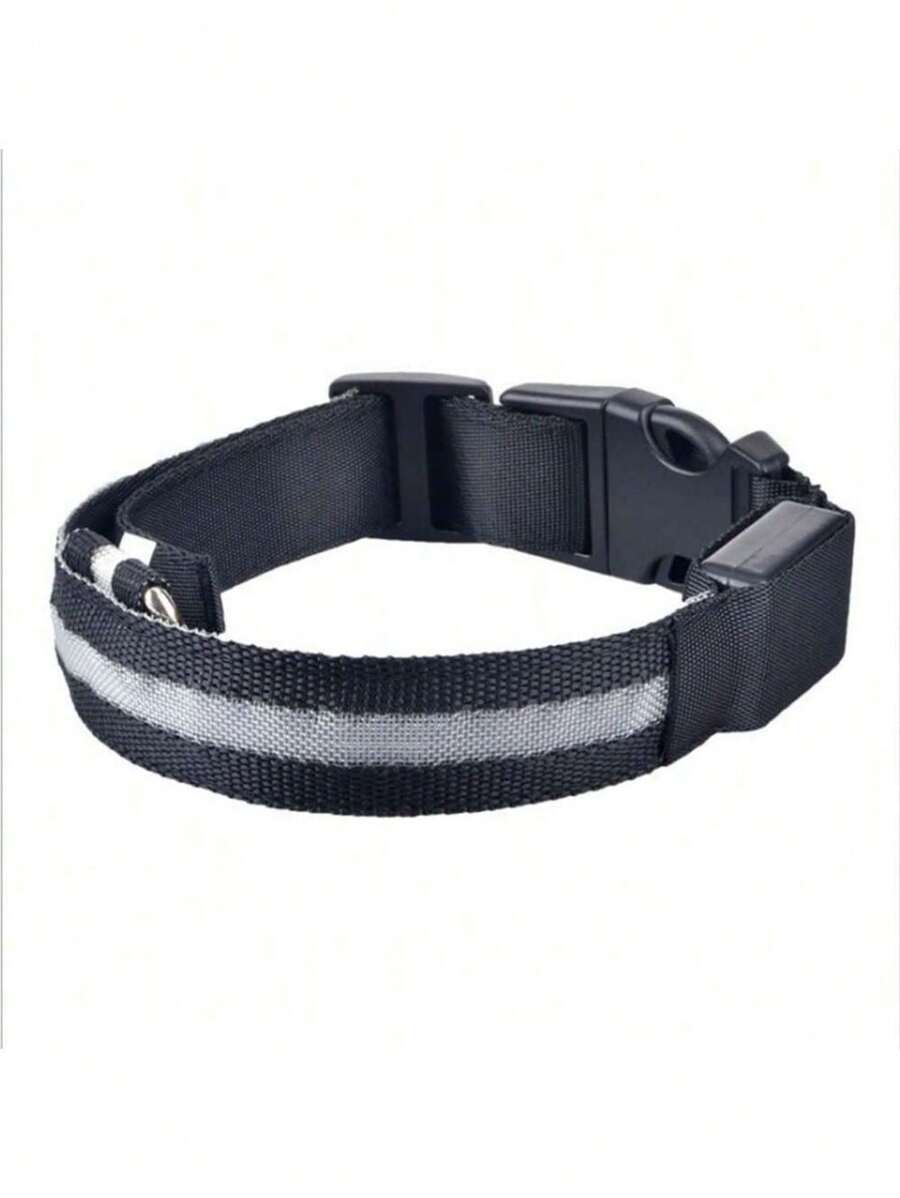 Adjustable Flashing Glow Pet Collar For Night
