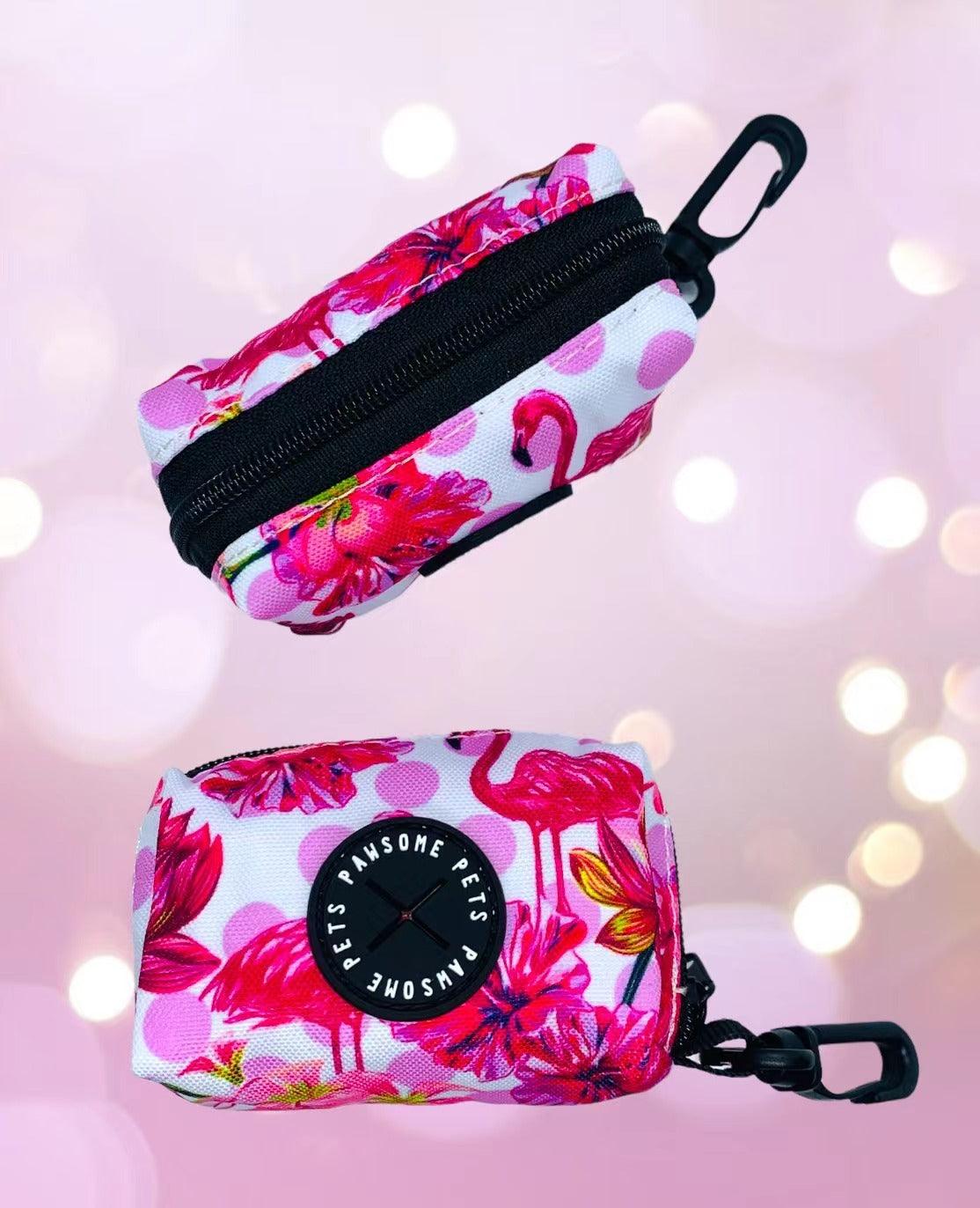 WASTE BAG HOLDER-HAWAII FLAMINGO