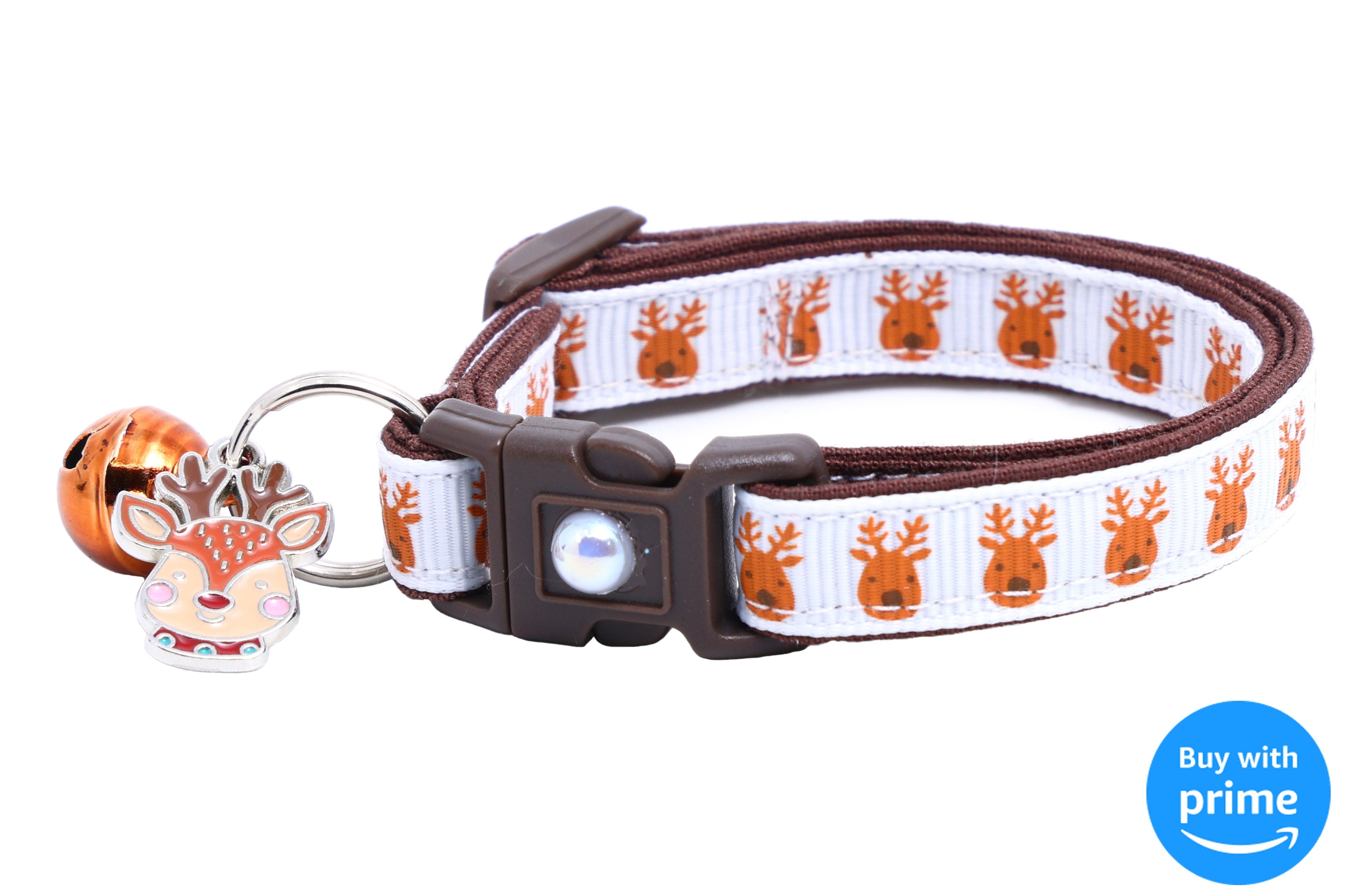 Santa's Reindeer Safety Cat Collar