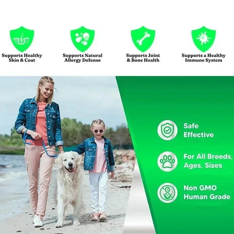 Brand 200ml PET BRILLIANT Pure SALMON OIL Natural No Chemical Treatment 21 Omega Fatty Acids Nutritional Supplements for Dogs