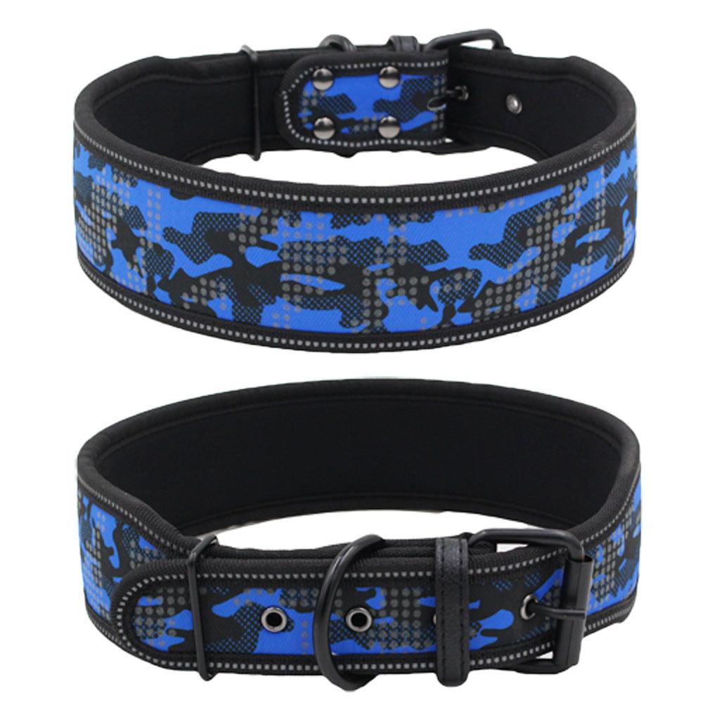 Reflective Camouflage Adventure Dog Collar
